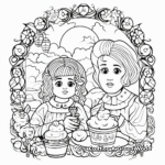 Religious Holiday Themed Coloring Pages 1