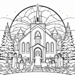 Religious Holiday Themed Coloring Pages 2
