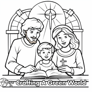 Christmas Card Coloring Pages - Free &amp; Printable!