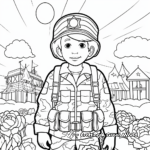 Remembering Our Heroes: Veterans Day Coloring Pages 1
