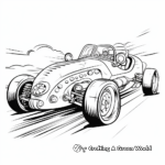 Retro Drag Racing Derby Car Coloring Pages 4