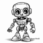 Robot Skeleton Coloring Pages for Tech-Savvy Kids 2