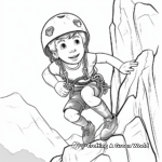Rock Climbing Mountains Coloring Pages 3