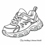 Running shoe brand specific Coloring Sheets 2