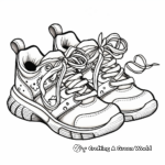 Running Shoe Design Inspiration Coloring Sheets 1