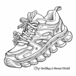 Running Shoe Design Inspiration Coloring Sheets 3