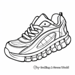 Running Shoe Design Inspiration Coloring Sheets 4