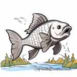 Sablefish also Known as Black Cod Coloring Pages 2