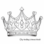 Sacred Royal Crown Jewels Coloring Pages 1