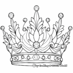 Sacred Royal Crown Jewels Coloring Pages 4