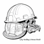 Safety Helmet and Goggles Coloring Pages 4