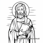 Saint Paul and the Holy Spirit Coloring Pages 1