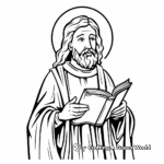 Saint Paul and the Holy Spirit Coloring Pages 2