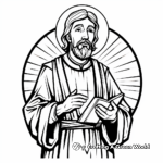 Saint Paul and the Holy Spirit Coloring Pages 4