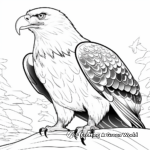 Salute to The Bald Eagle Coloring Pages 2