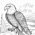 Salute to The Bald Eagle Coloring Pages 3