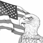 Salute to The Bald Eagle Coloring Pages 4