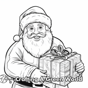 Santa Coloring Pages - Free &amp; Printable!