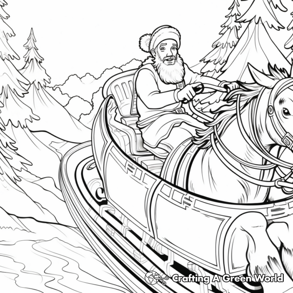 Santa Coloring Pages - Free & Printable!