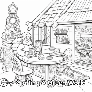 Santa Coloring Pages - Free &amp; Printable!