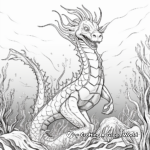 Scary Sea Dragon Beast Coloring Pages 3