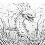 Scary Sea Dragon Beast Coloring Pages 4
