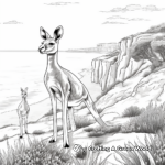 Scenic Kangaroo Island Coloring Pages 2