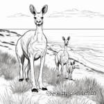 Scenic Kangaroo Island Coloring Pages 4