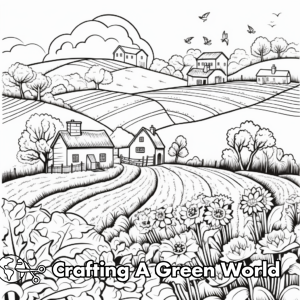 Spring Coloring Pages For Adults - Free &amp; Printable!