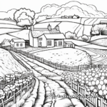 Scenic Springtime Countrysides Coloring Pages 3