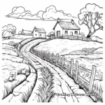 Scenic Springtime Countrysides Coloring Pages 4