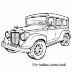 School Taxi Bus Coloring Pages 2