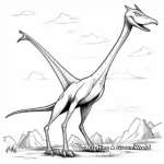 Scientifically Accurate Quetzalcoatlus Coloring Pages 4
