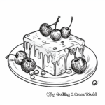Scrumptious Brownie Coloring Pages 4