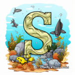 Sea Animals Letter S Coloring Pages 3