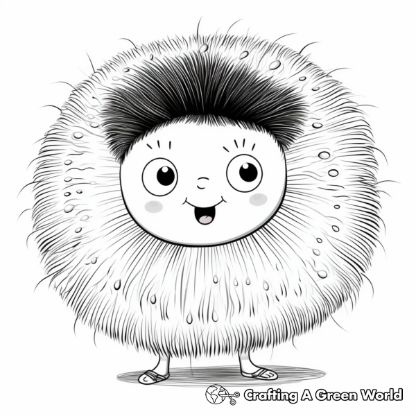 Sea Urchin Coloring Pages - Free &amp; Printable!