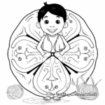 Seashells and Sand Dollars: Beach-themed Coloring Pages 2