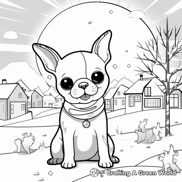Boston Terrier Coloring Pages - Free &amp; Printable!