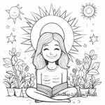 Self-Care Themed Positive Affirmation Coloring Pages for Teenagers 1