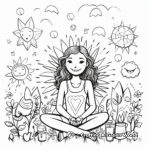 Self-Care Themed Positive Affirmation Coloring Pages for Teenagers 2