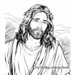 Serene Jesus Portraits Coloring Pages 1
