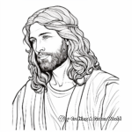 Serene Jesus Portraits Coloring Pages 3