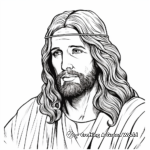 Serene Jesus Portraits Coloring Pages 4