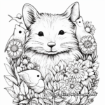 Serenely Detailed Zen Animals Coloring Pages 3