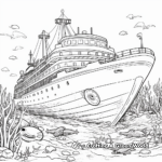 Shipwreck Coloring Pages for Adventure Lovers 2