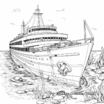 Shipwreck Coloring Pages for Adventure Lovers 4