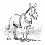 Shrek's Donkey: Movie Character Coloring Pages 3