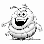 Silk Worm in Action: Coloring Pages 3