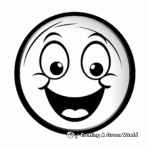 Silly Sticking Tongue Out Smiley Face Coloring Pages 3
