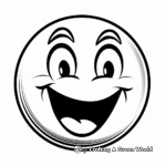 Silly Sticking Tongue Out Smiley Face Coloring Pages 4